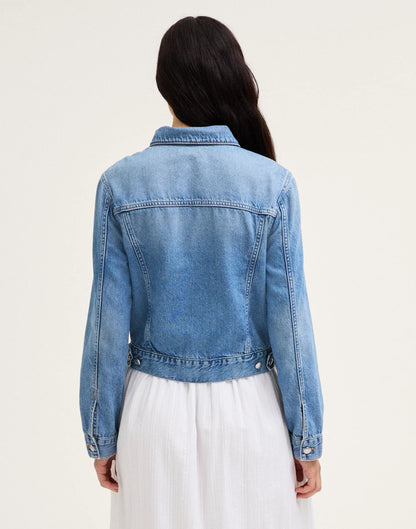 Madewell Denim Trucker Jacket Worn Mid Indigo