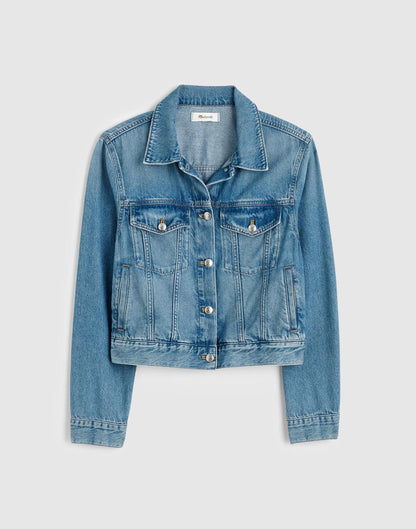 Madewell Denim Trucker Jacket Worn Mid Indigo