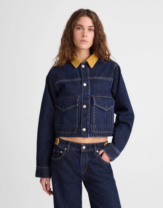 Madewell Madewell x Benjamin Talley Smith The Allerton Denim Jacket in Wells Wash Wells Wash