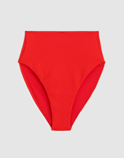 Madewell Left On Friday Hi Hi Bikini Bottom Sweet Chili Heat