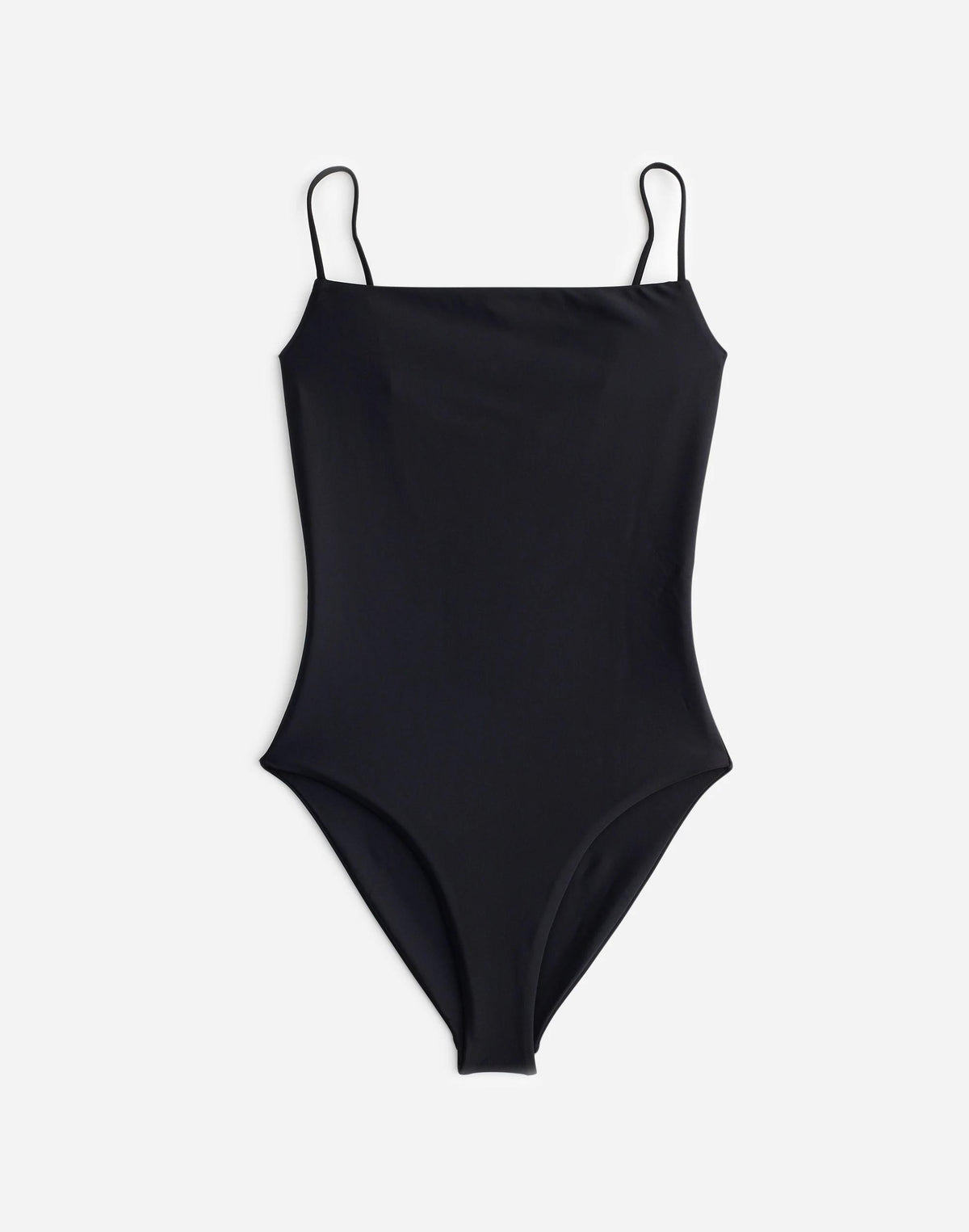 Madewell Jade Swim Layla One-Piece Swimsuit Black