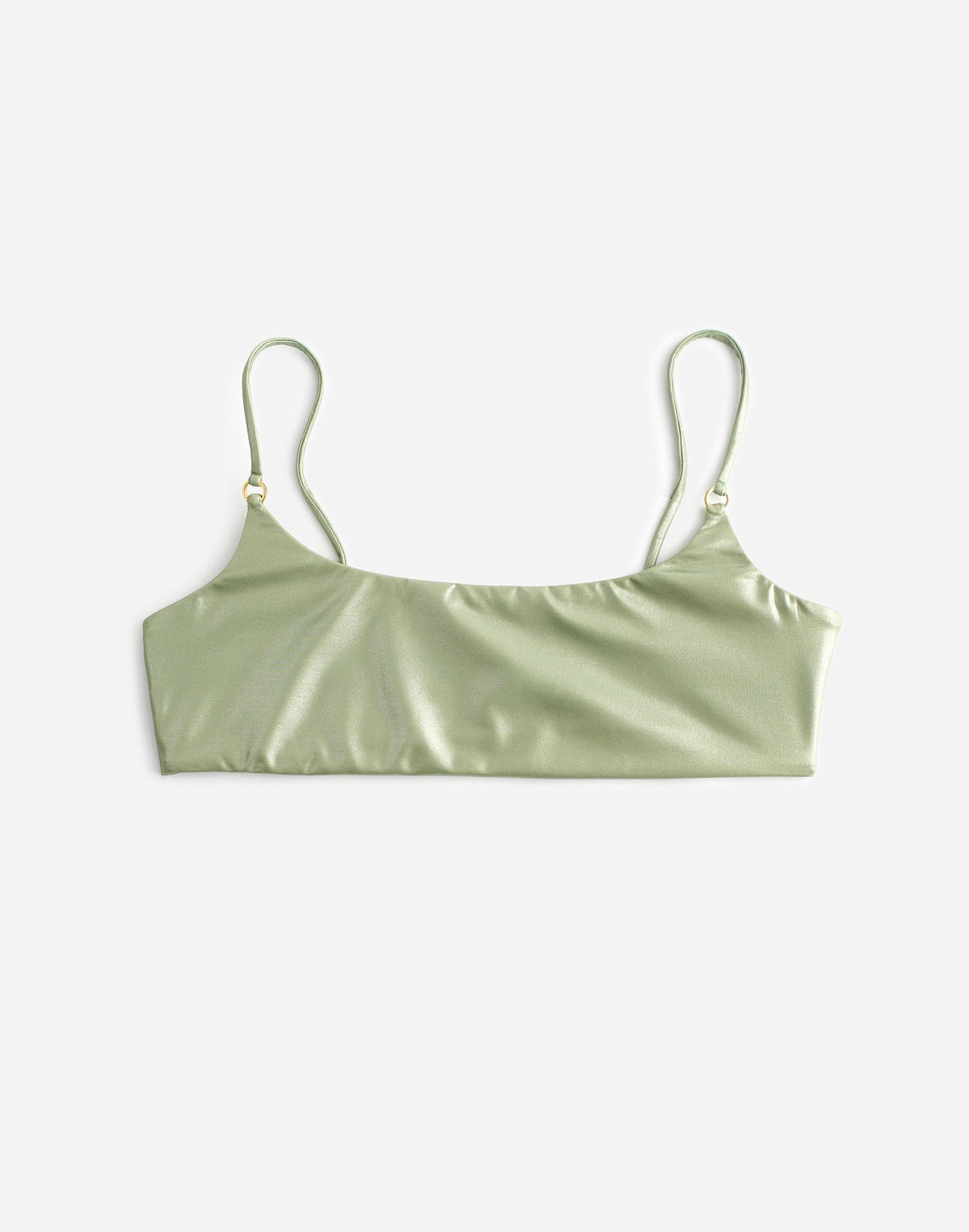 Madewell Jade Swim Hinge Bikini Top Kiwi
