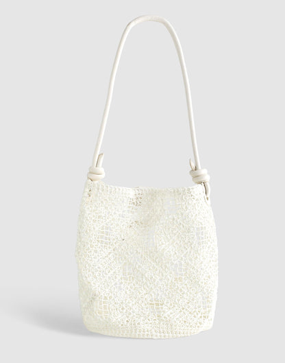 Madewell Open-Weave Tote Vintage Ivory