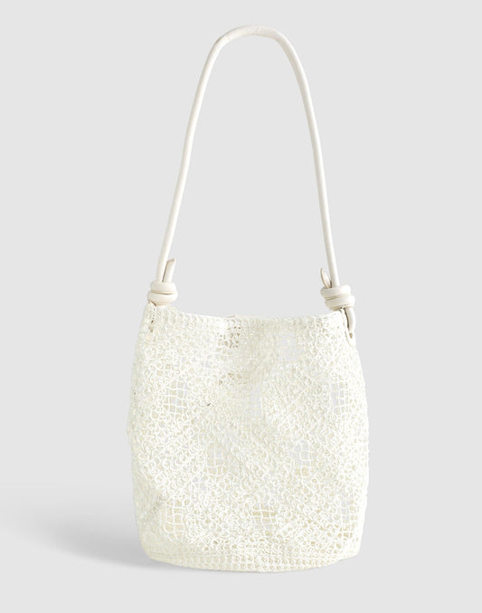Madewell Open-Weave Tote Vintage Ivory