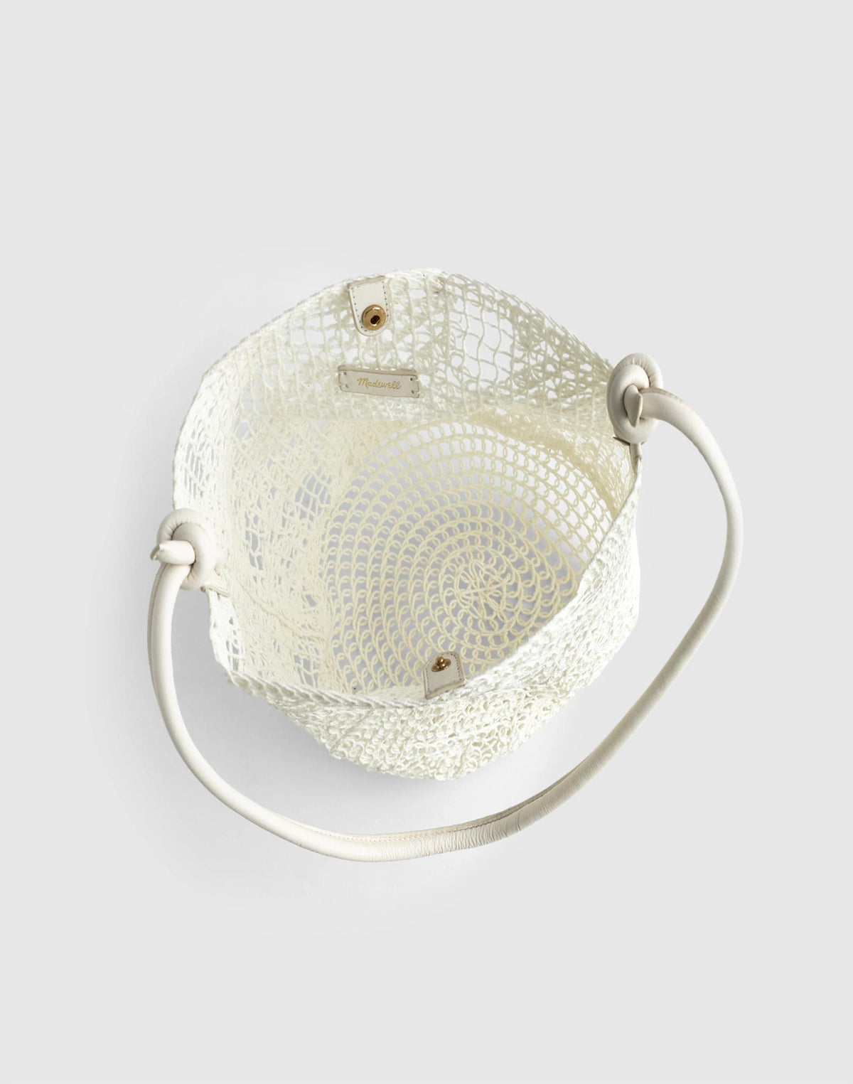 Madewell Open-Weave Tote Vintage Ivory