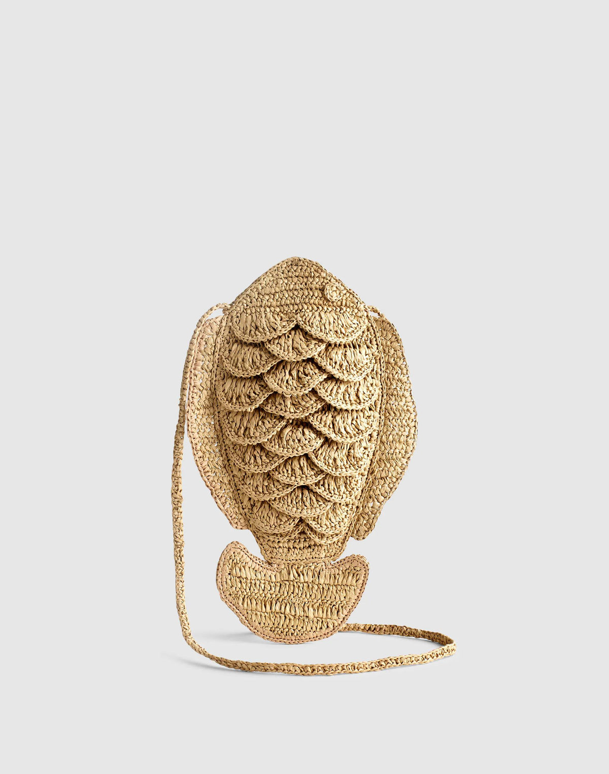 Madewell Handwoven Fish Crossbody Bag Natural Multi