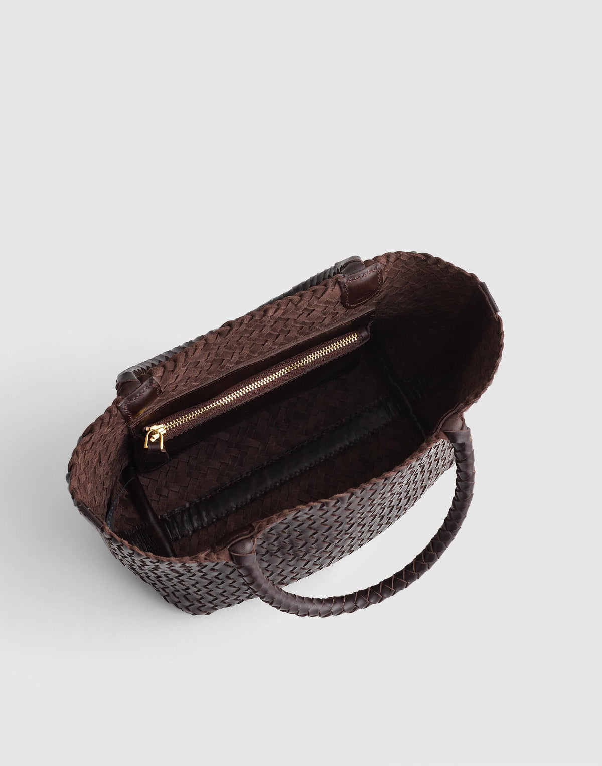 Madewell The Signature Woven Mini Tote Coffee Bean