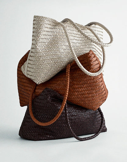 Madewell The Signature Woven Tote Burnt Sienna