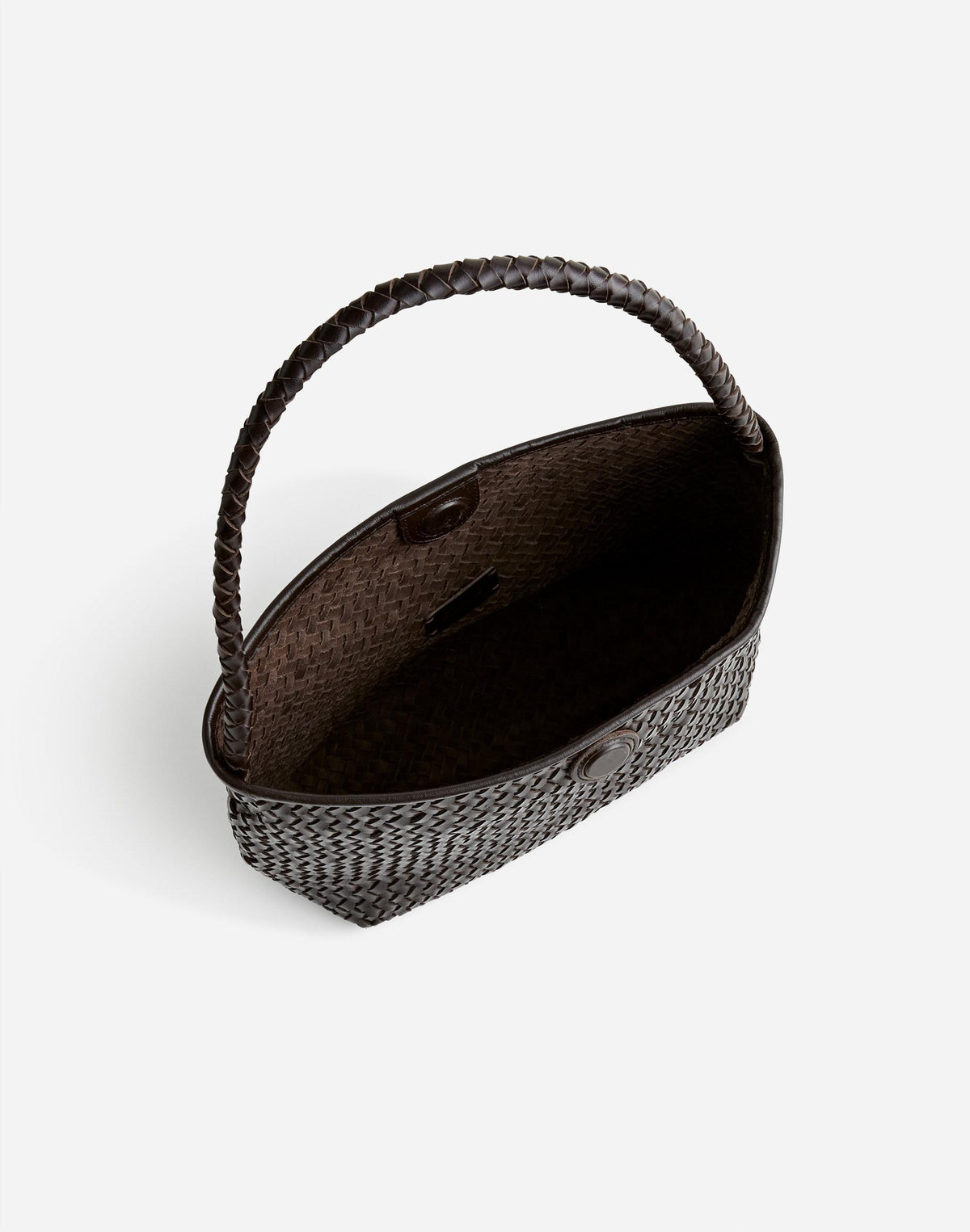 Madewell The Signature Woven Shoulder Bag Coffee Bean