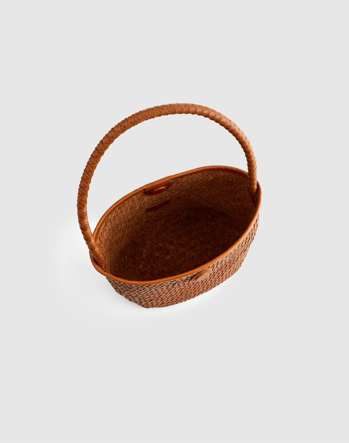 Madewell The Signature Woven Shoulder Bag Burnt Sienna