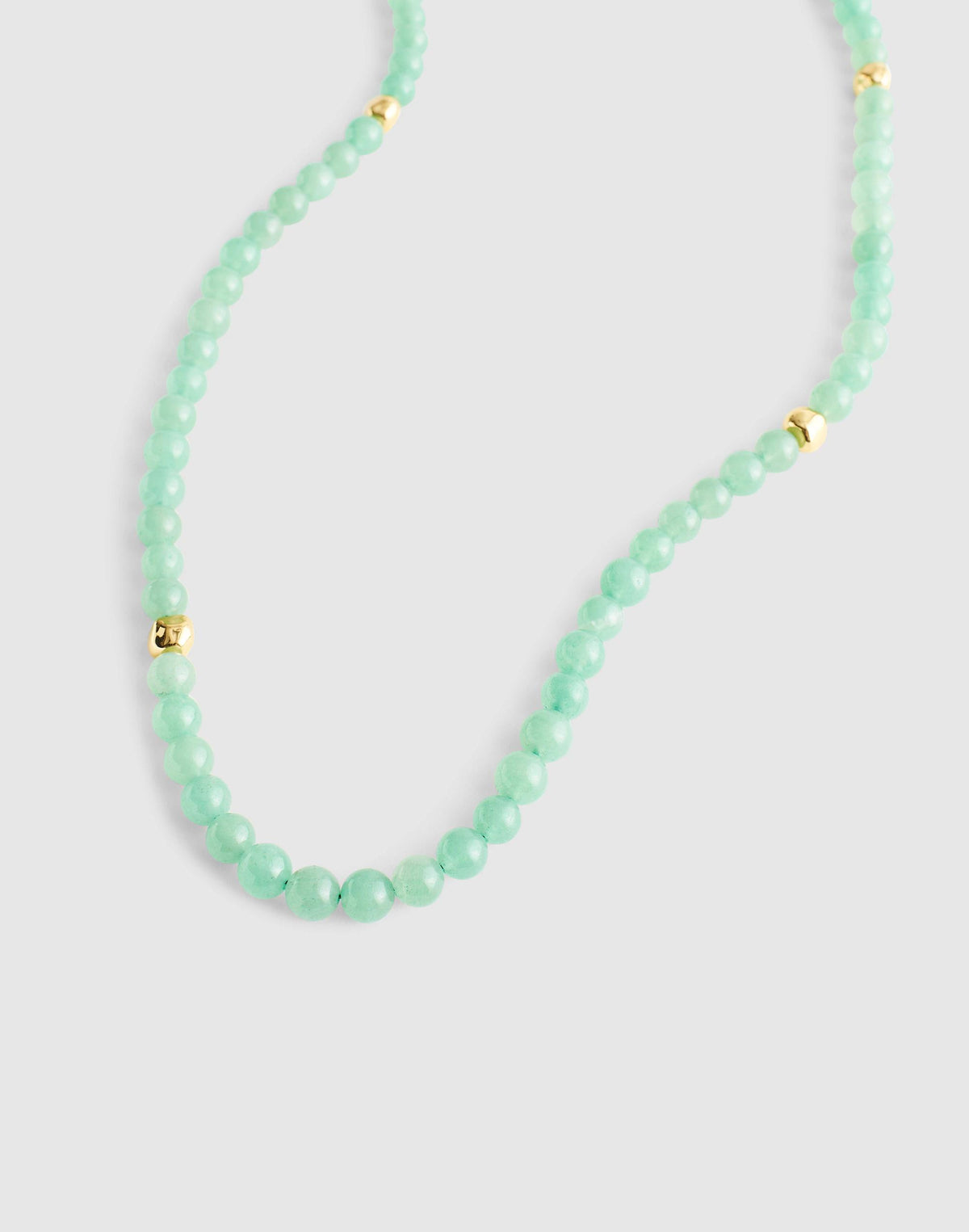 Madewell Madewell x Shopbop Semiprecious Beaded Necklace Antique Gold
