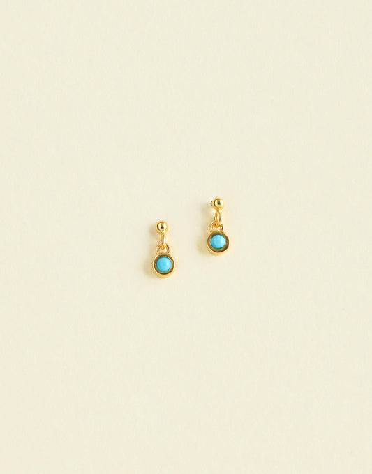 Madewell Demi-Fine Turquoise Drop Earrings Turquoise Multi