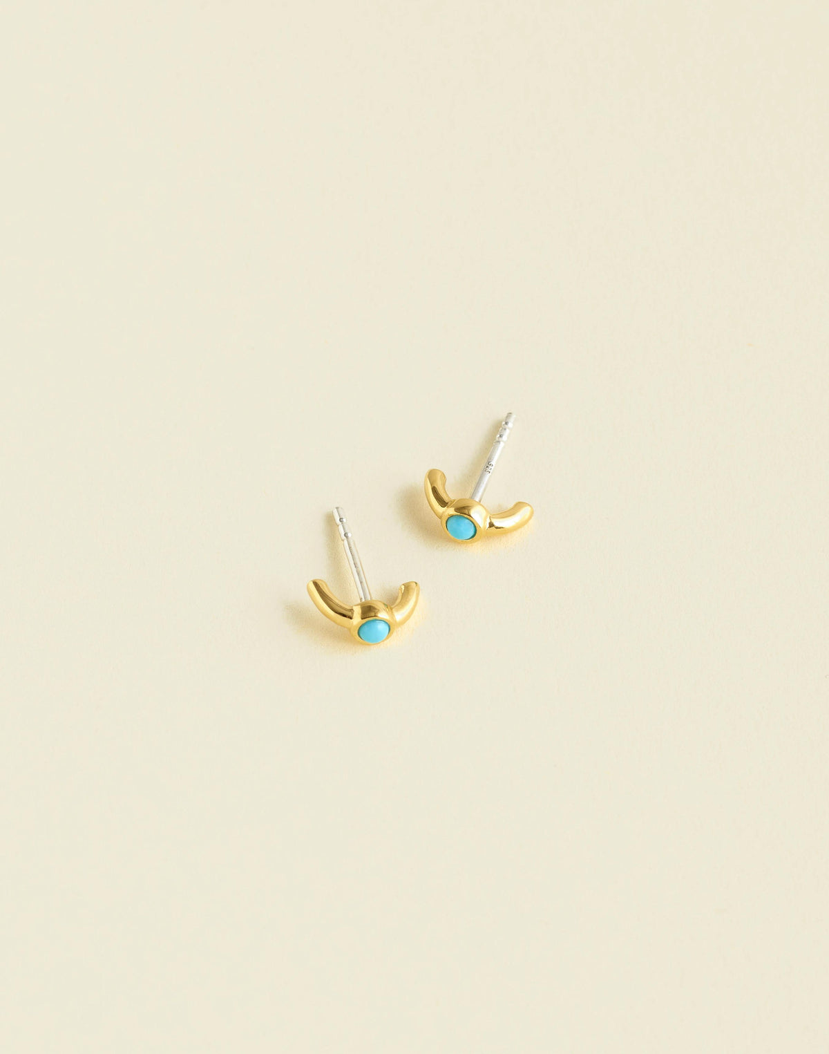 Madewell Demi-Fine Illusion Stud Earrings Turquoise Multi
