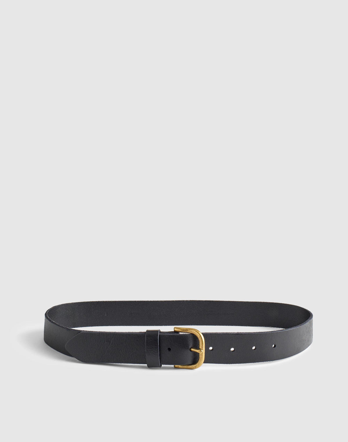Madewell The Everyday Belt in Leather True Black