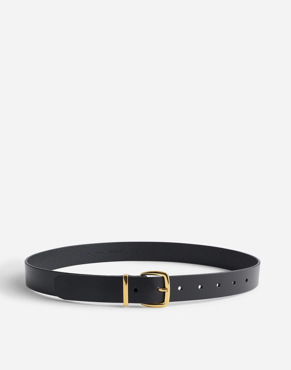 Madewell The Essential Leather Belt True Black