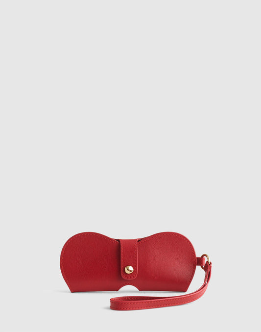 Madewell Sunglasses Case with Strap Scarlet