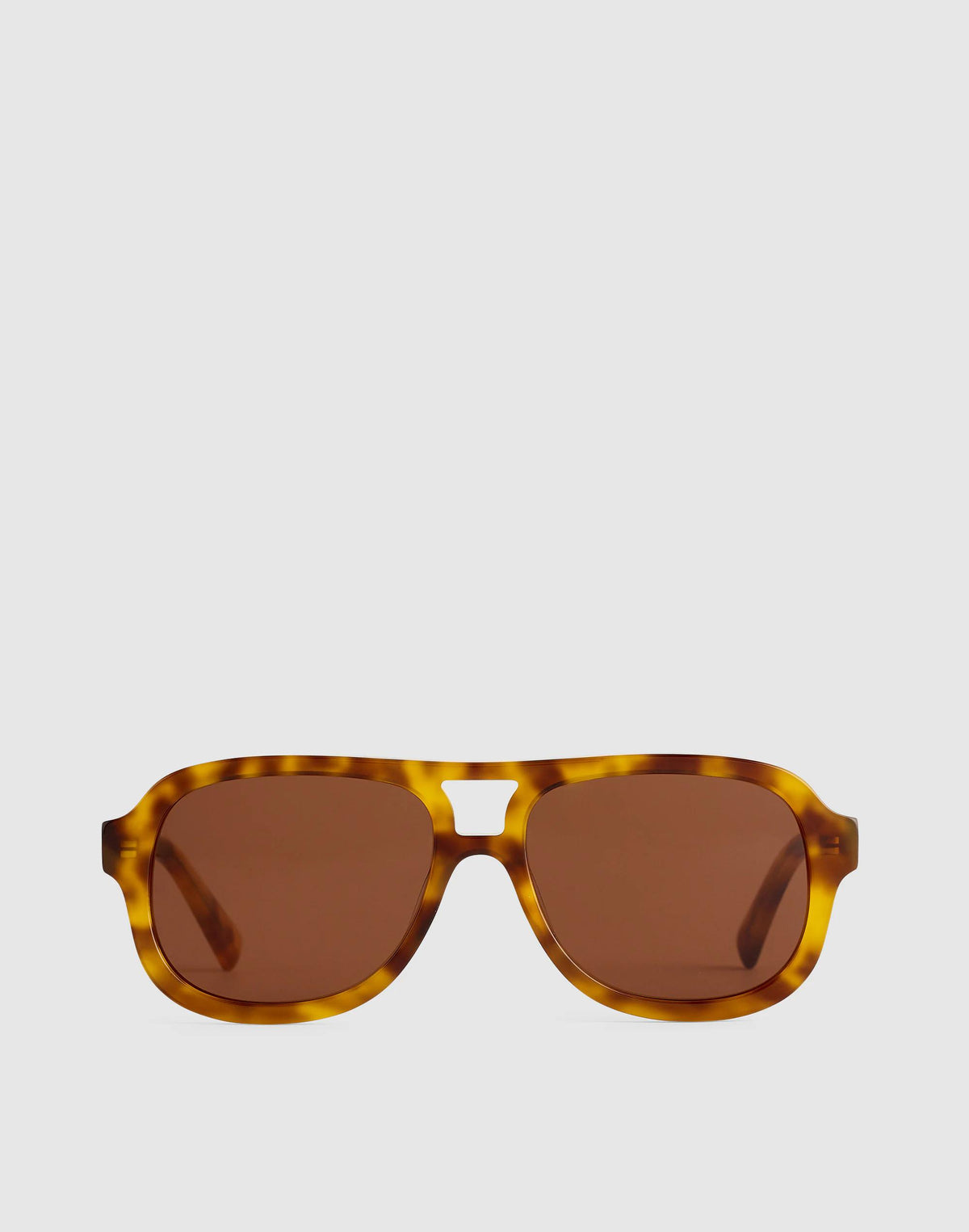 Madewell Logaan Aviator Sunglasses Burnt Cocoa