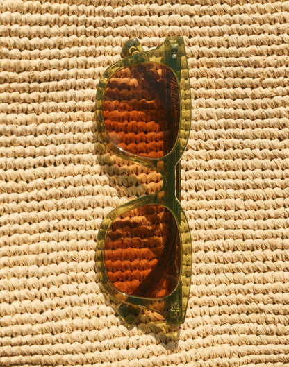 Madewell The Norah Sunglasses Retro Green