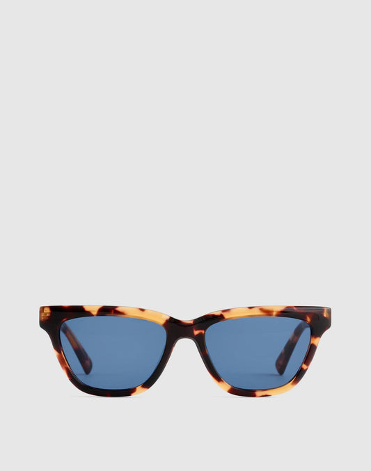 Madewell The Delia Angular Sunglasses Whisky Tort