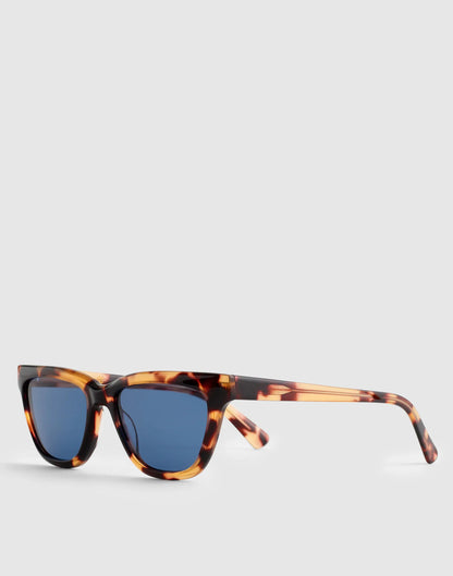 Madewell The Delia Angular Sunglasses Whisky Tort