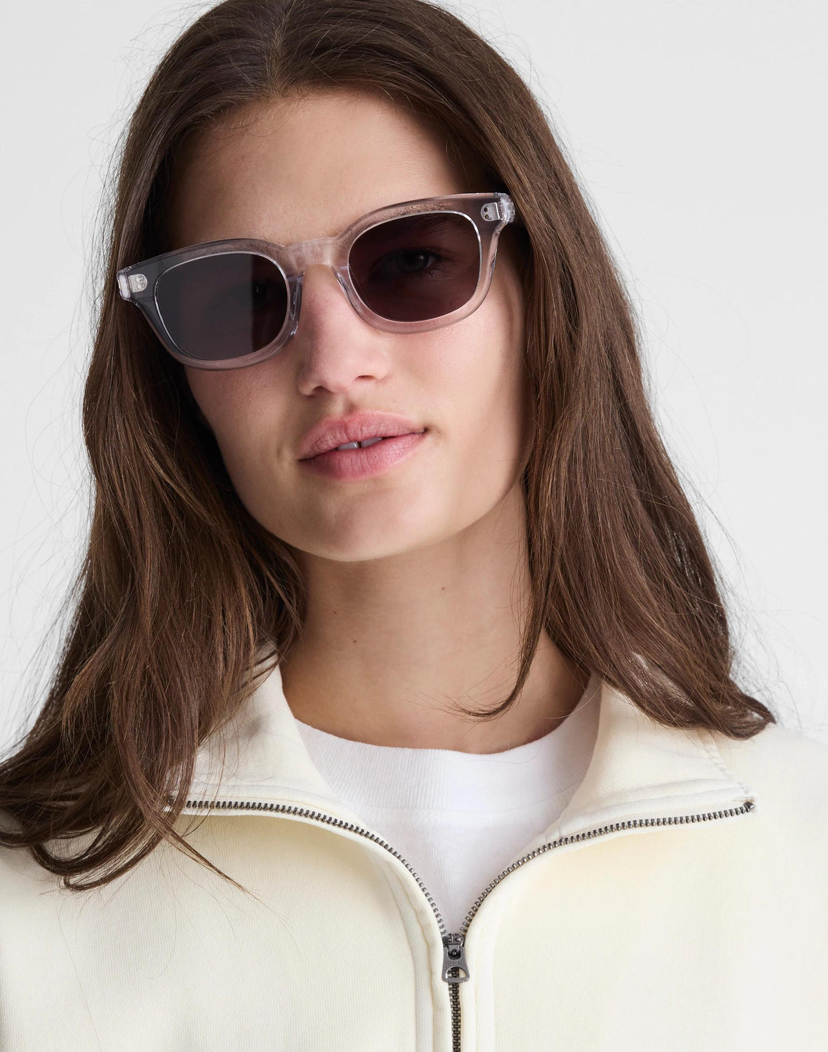 Madewell Rivington Sunglasses Clear