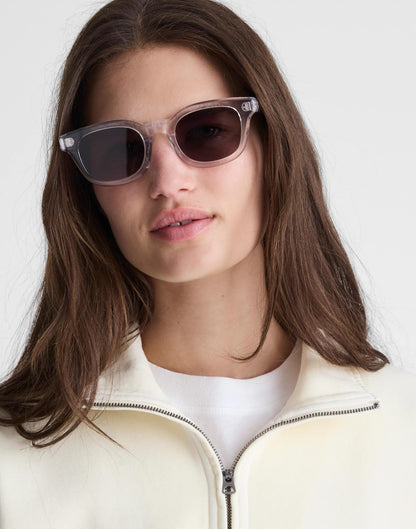 Madewell Rivington Sunglasses Clear