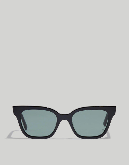 Madewell Pierport Sunglasses Black Coal