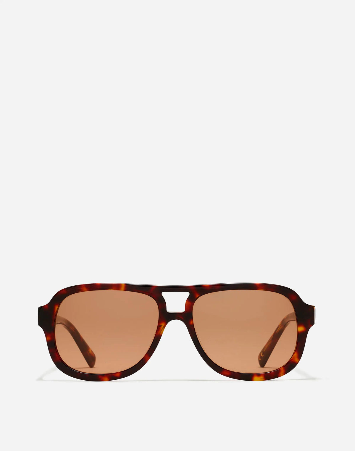 Madewell Logaan Aviator Sunglasses Dark Tortoise