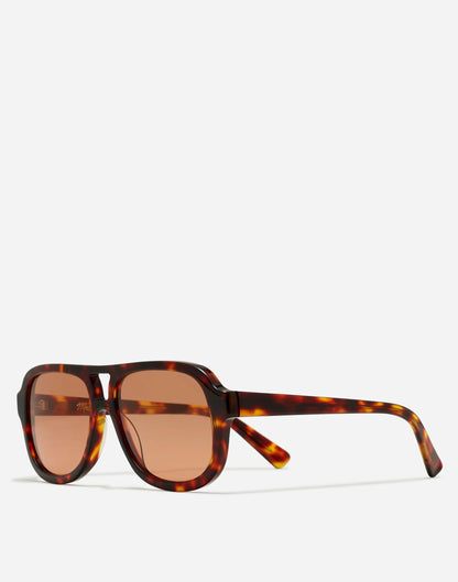 Madewell Logaan Aviator Sunglasses Dark Tortoise