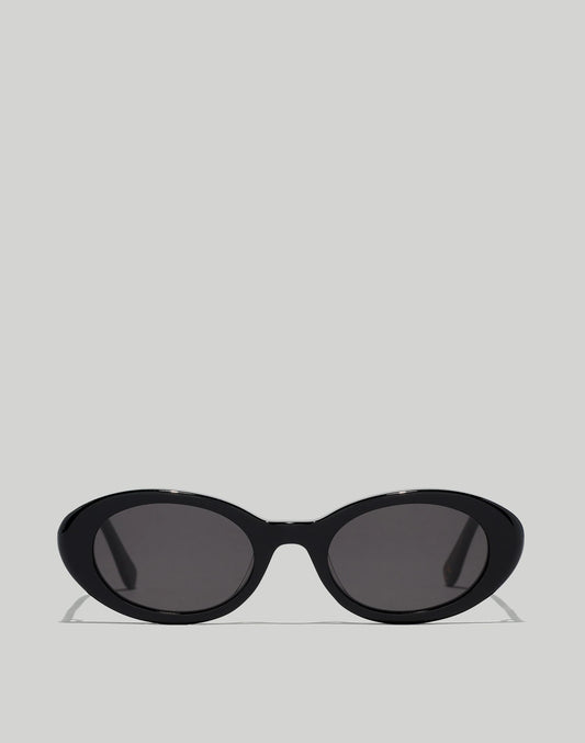 Madewell Russell Oval Sunglasses True Black