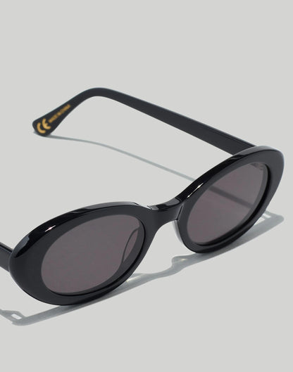 Madewell Russell Oval Sunglasses True Black