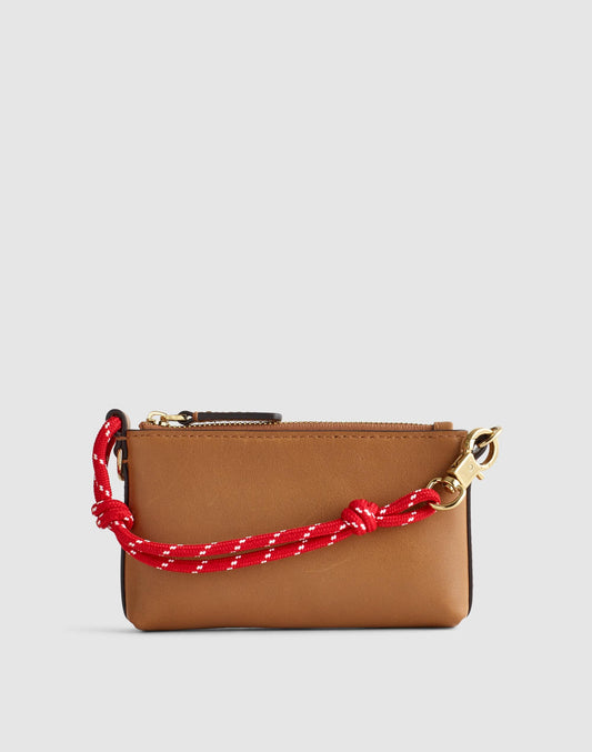 Madewell The Clip-Strap Pouch Festival Red Multi