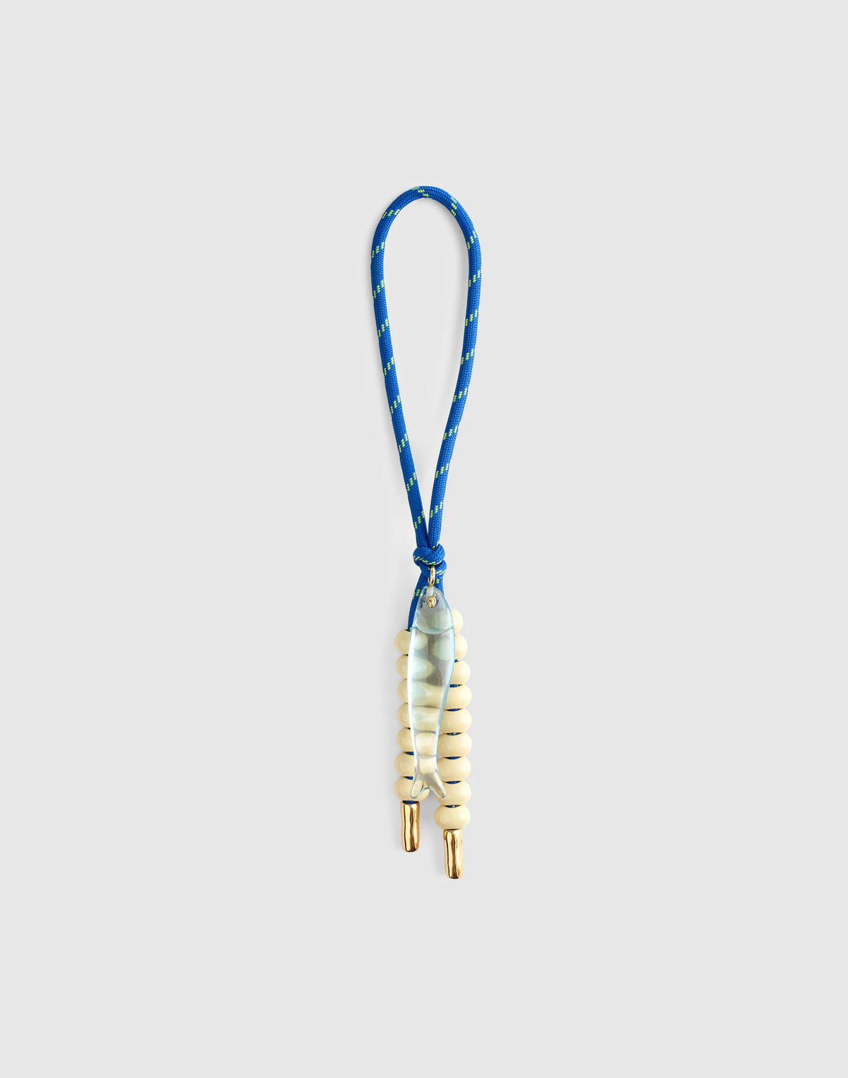 Madewell Paracord Fish Bag Charm Frosted Sky
