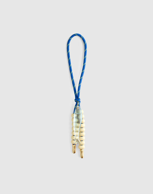 Madewell Paracord Fish Bag Charm Frosted Sky