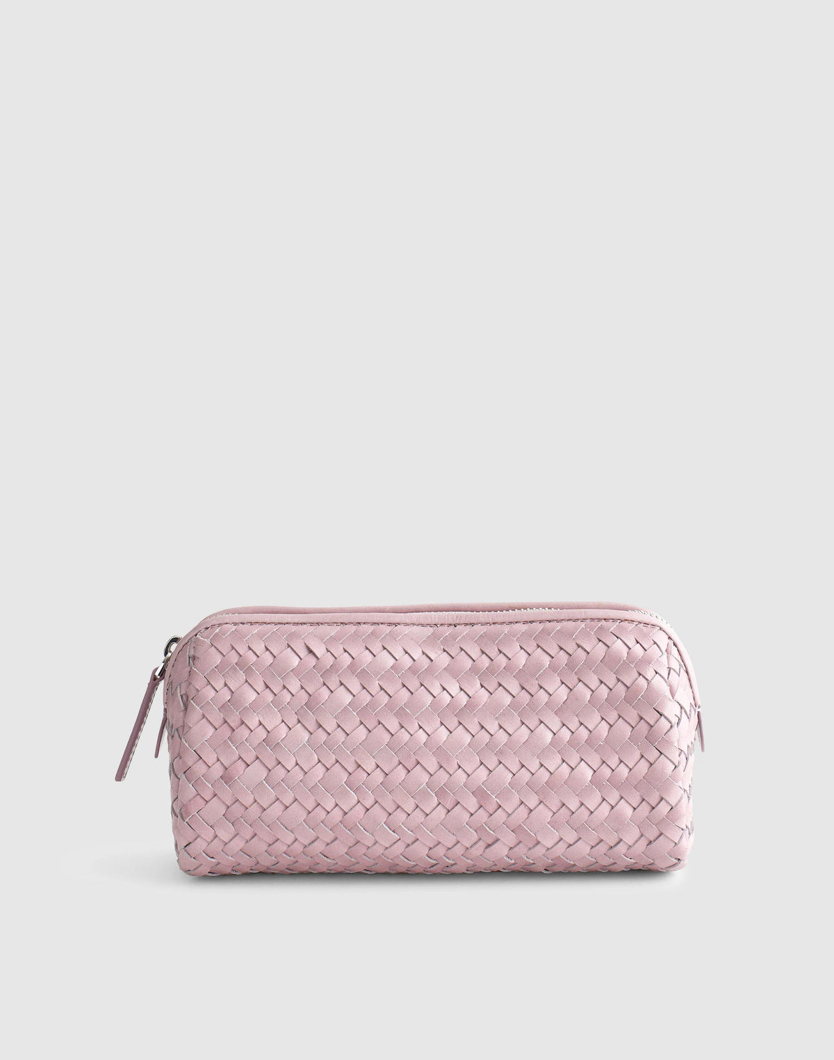 Madewell The Signature Woven Zip Pouch Marble Lilac