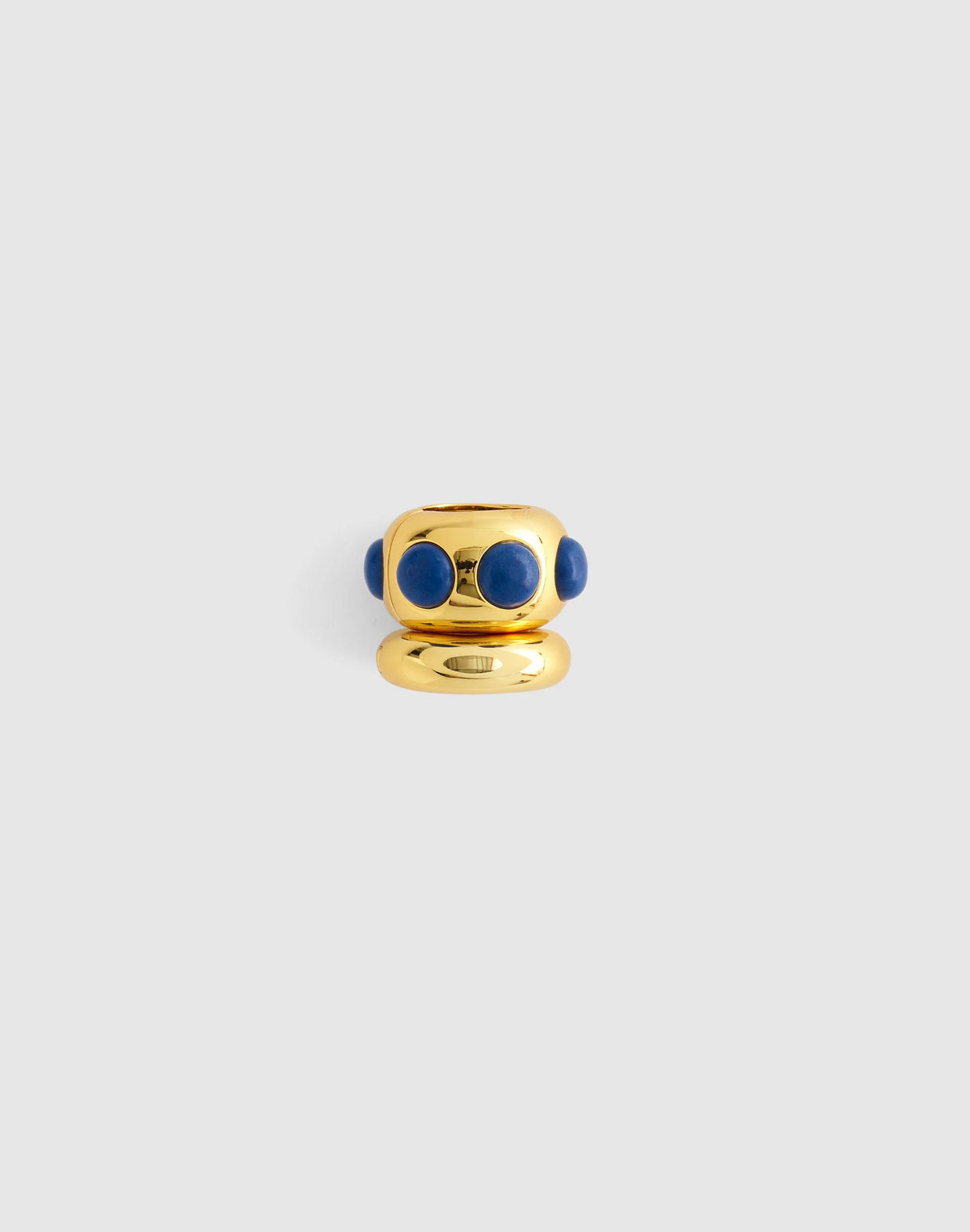 Madewell Cabochon Bead Clip Set Lapis