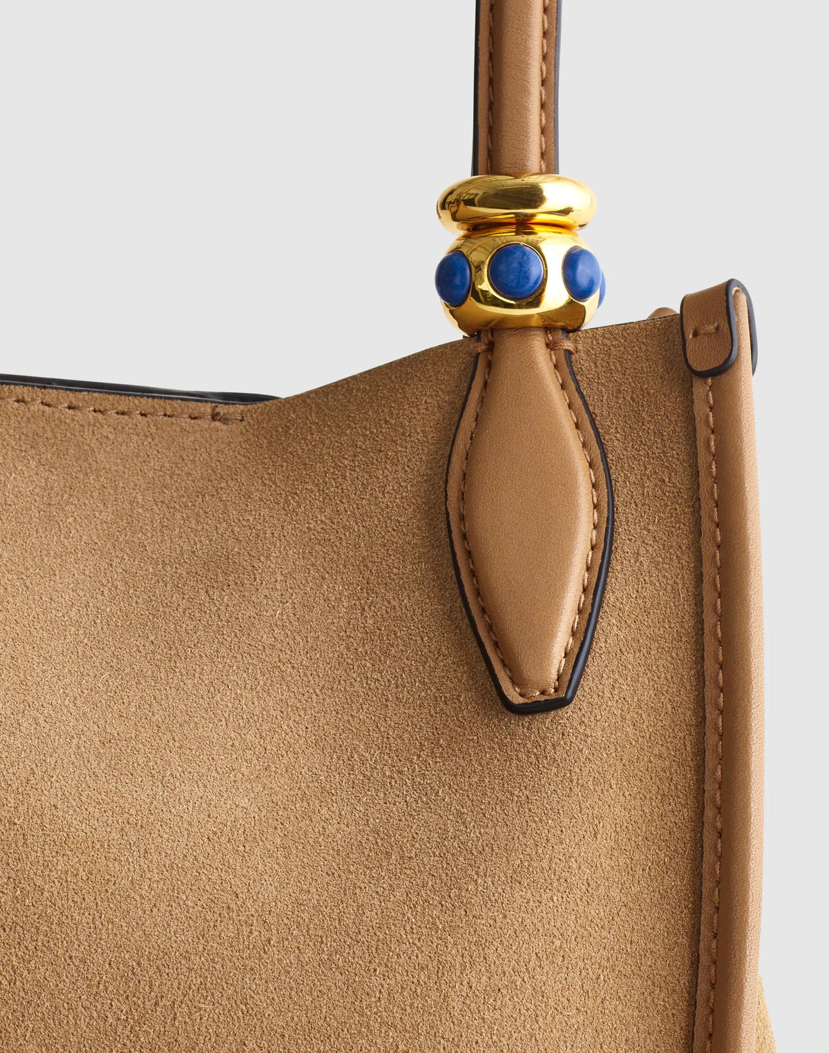 Madewell Cabochon Bead Clip Set Lapis
