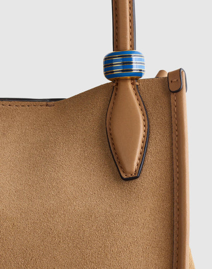 Madewell Striped Enamel Bead Clip Retro Blue