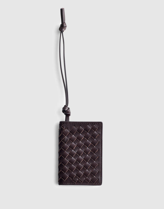 Madewell Woven ID Case Coffee Bean