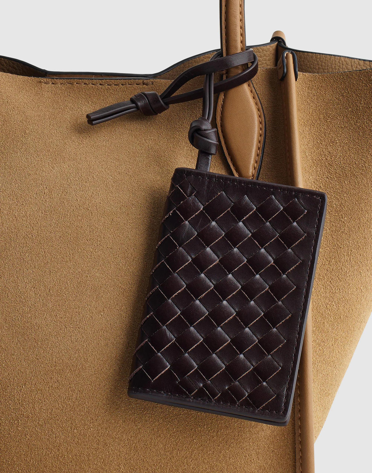 Madewell Woven ID Case Coffee Bean