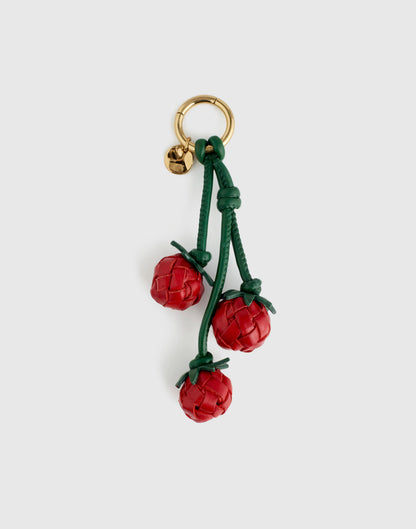 Madewell Woven Tomato Bag Charm Scarlett Multi
