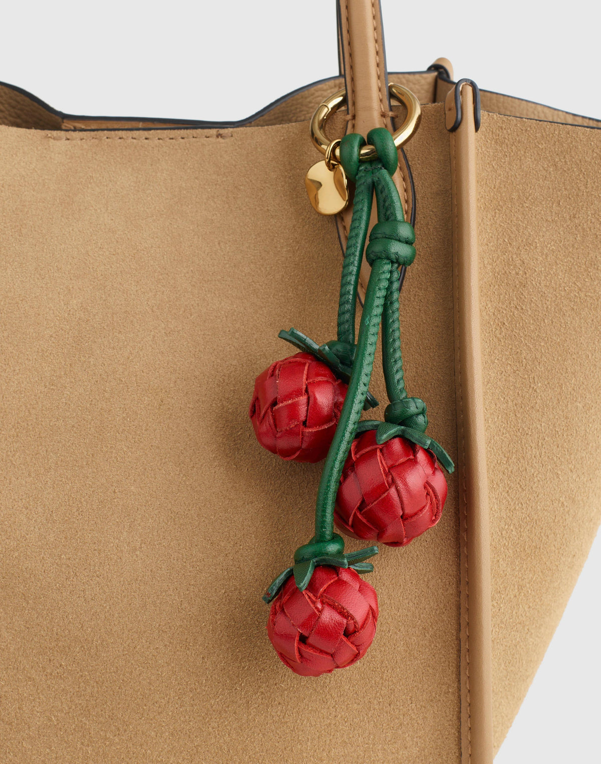 Madewell Woven Tomato Bag Charm Scarlett Multi