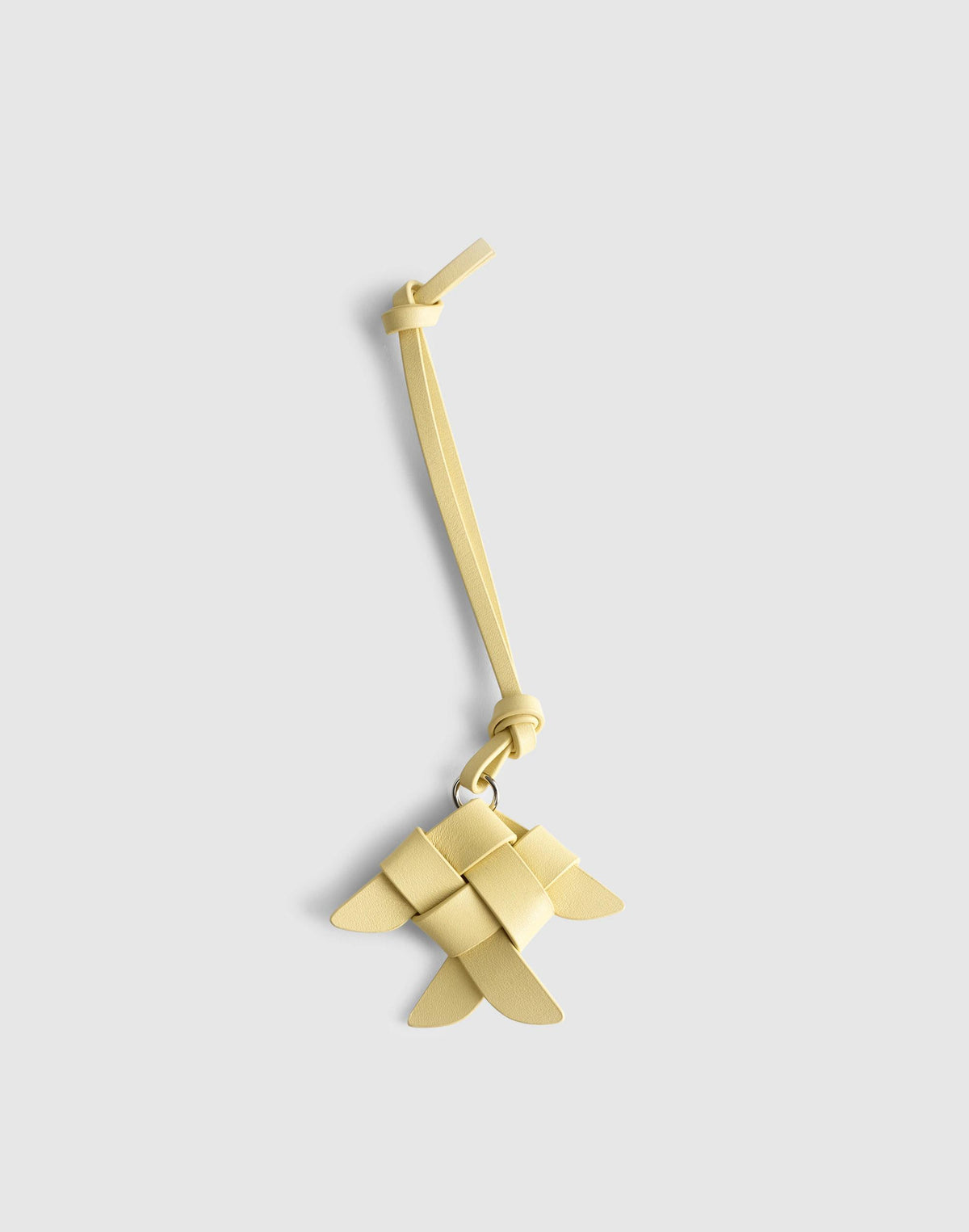 Madewell Woven Fish Bag Charm Pale Pineapple