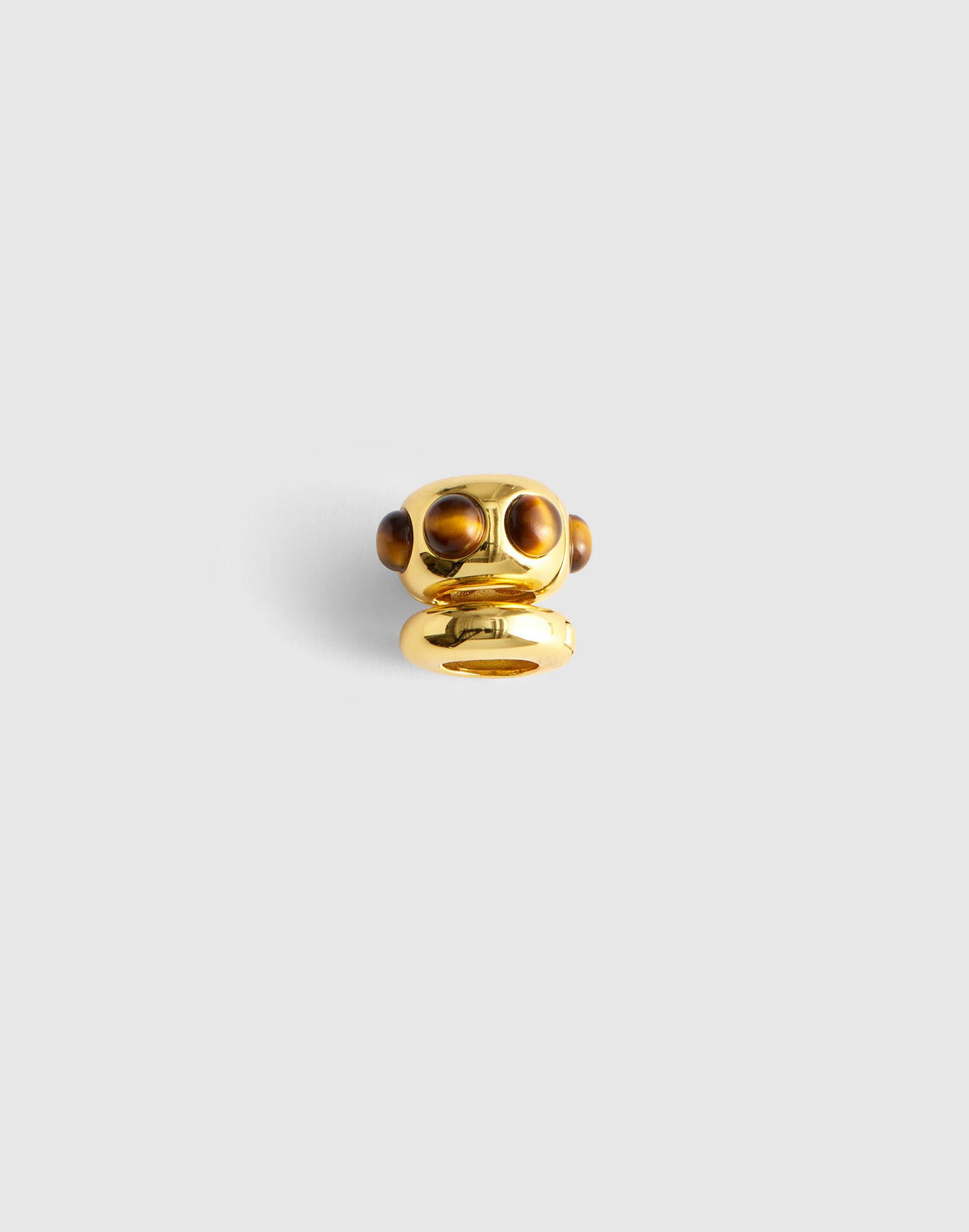 Madewell Cabochon Bead Clip Set Antique Gold