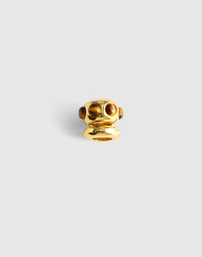 Madewell Cabochon Bead Clip Set Antique Gold