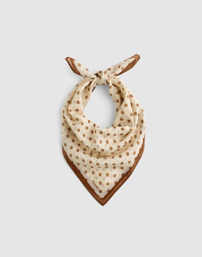 Madewell Organic Cotton Bandana Star Floral Vanilla
