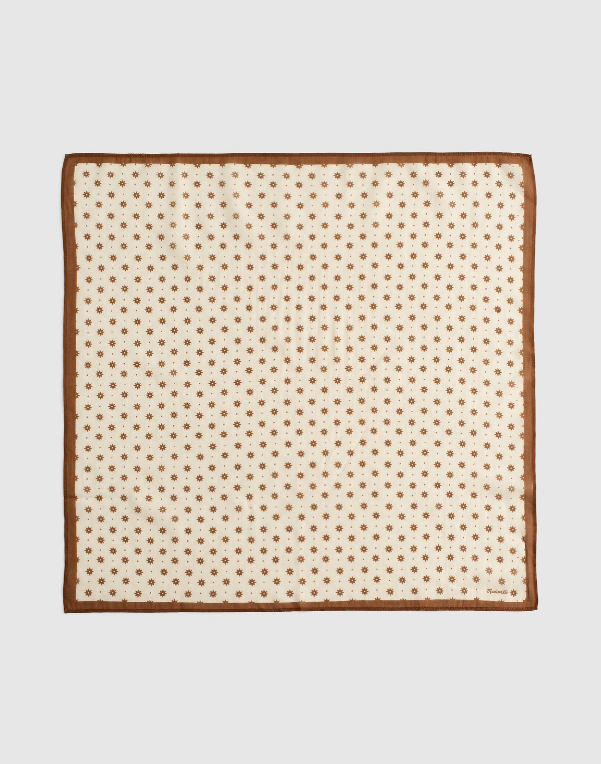 Madewell Organic Cotton Bandana Star Floral Vanilla
