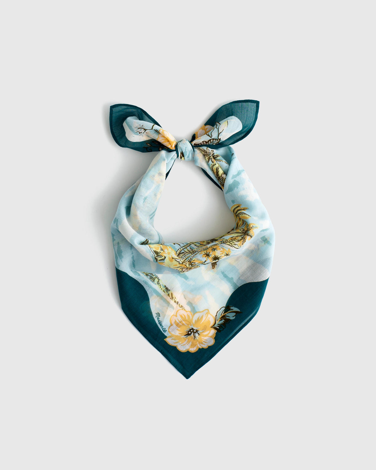 Madewell Organic Cotton Bandana Warm Bluegrass