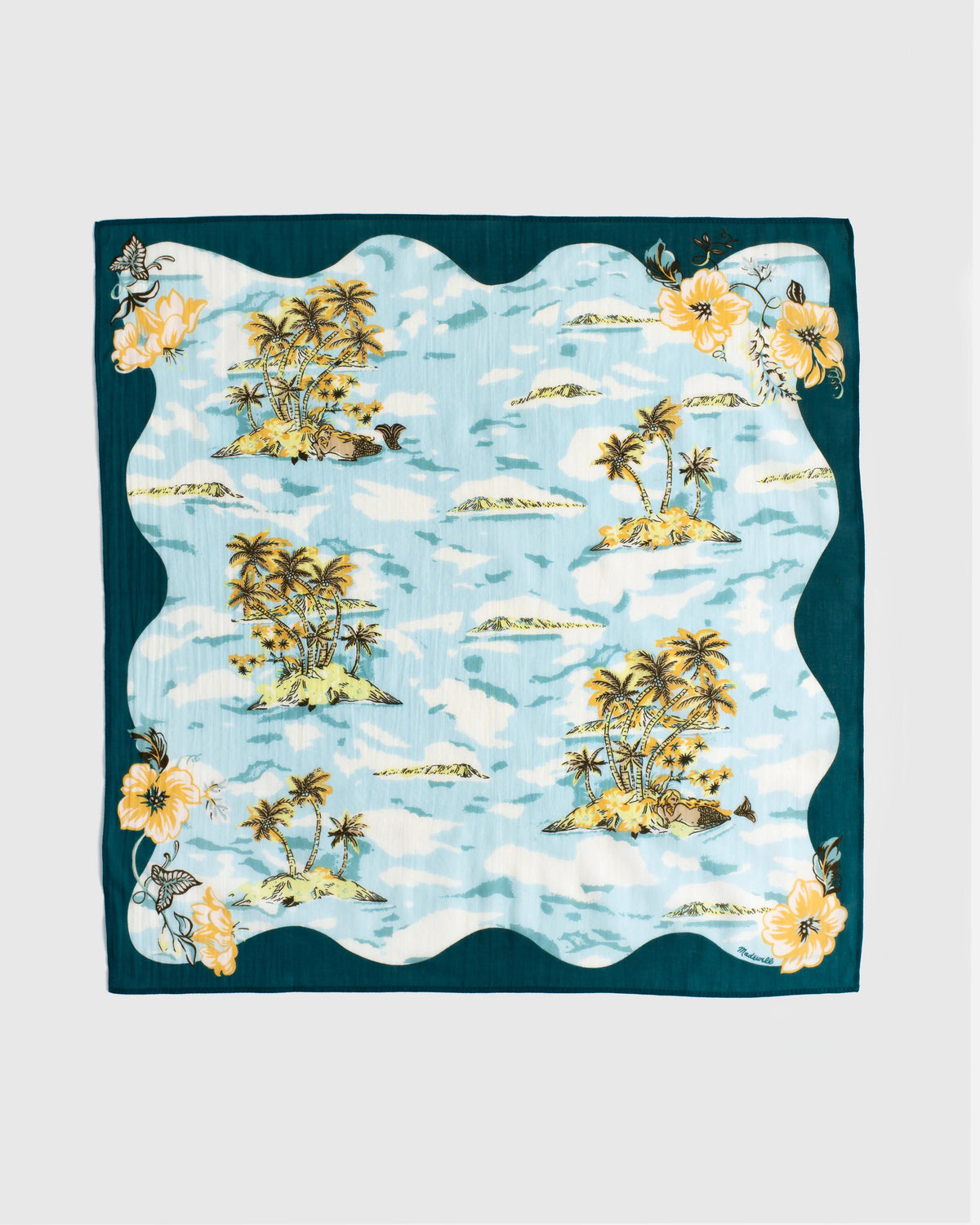 Madewell Organic Cotton Bandana Warm Bluegrass