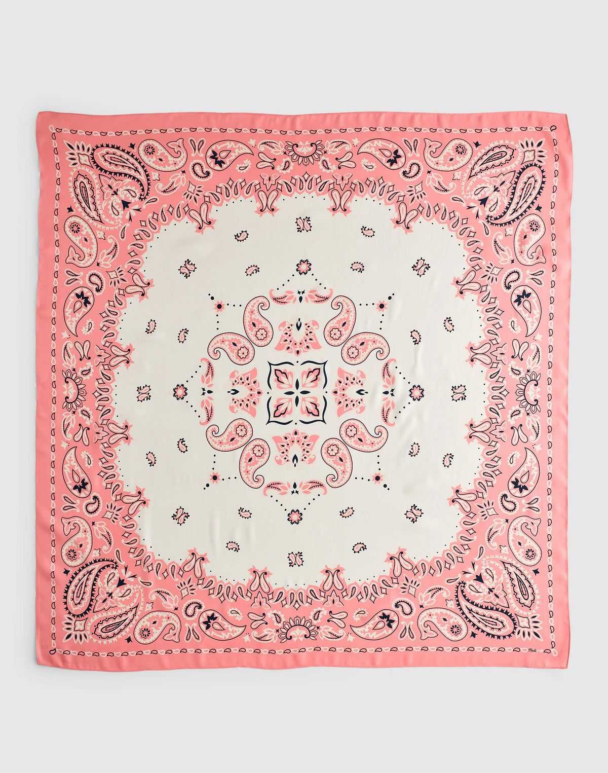 Madewell Madewell x Shopbop Oversized Bandana in Silk Coral Bloom